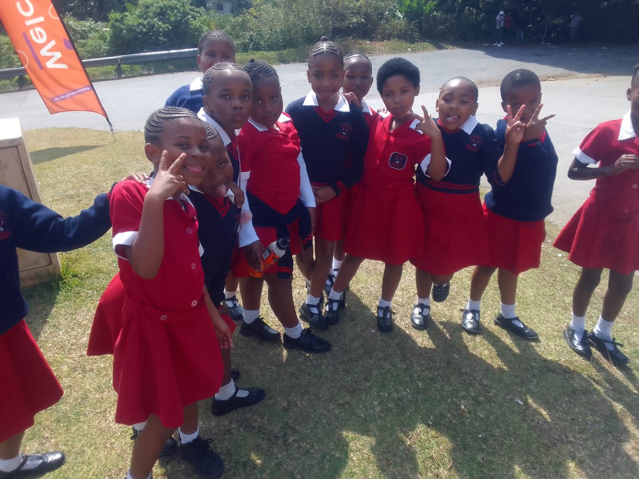 Khanyisa learners smiling in uniform